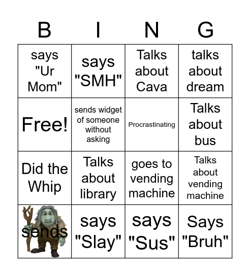 Daria Bingo Card