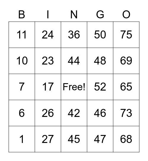 Duka, Alexander_Team Roy Bingo Card