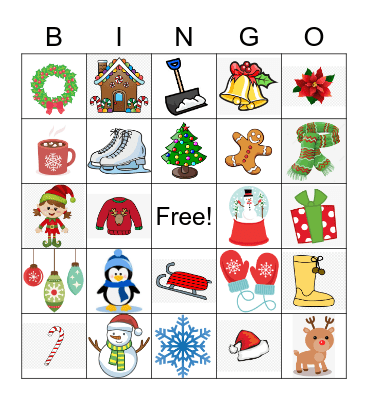 Holiday Bingo Card