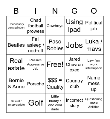 Jimbingo Card