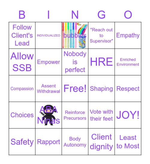 Universal Protocols Bingo Card