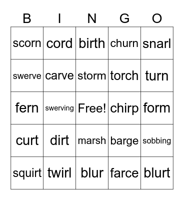 Wilson 8.1 BINGO Card
