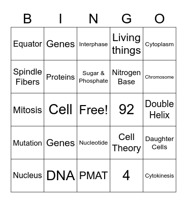 Q2 Exam Review Bingo Card