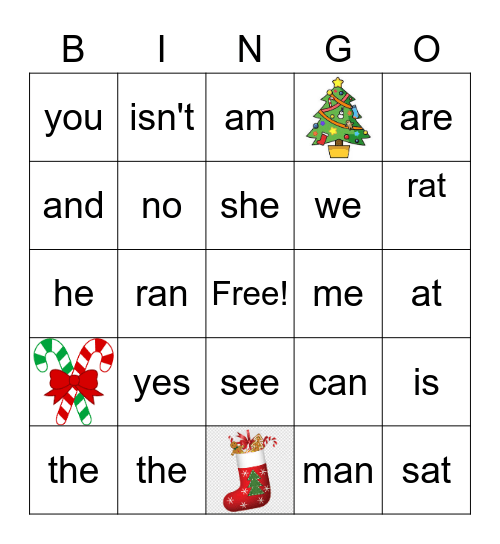 Beg. SIPPS 1-15 Bingo Card