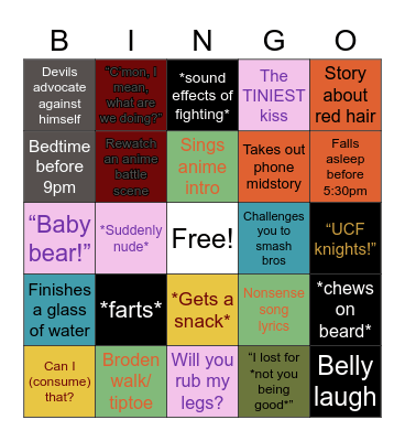 TROY BINGO Card