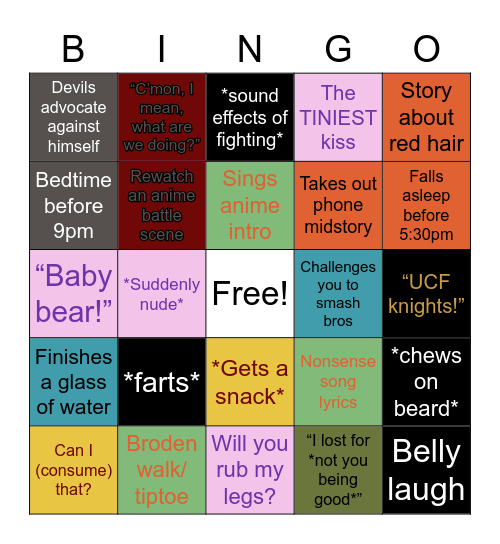 TROY BINGO Card