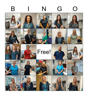 THE BIG SURGERY BINGO GAME Bingo Card