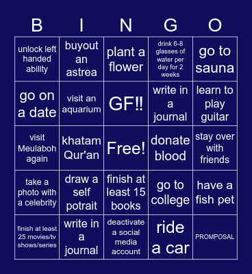 2023 BINGO Card