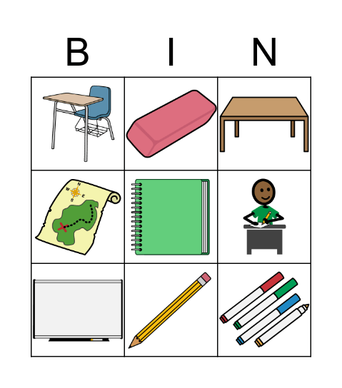 Do You Have Classroom Vocabulary Bingo Card