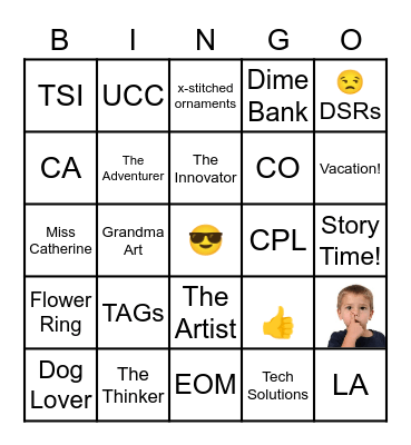 Bus Ops Bingo Card