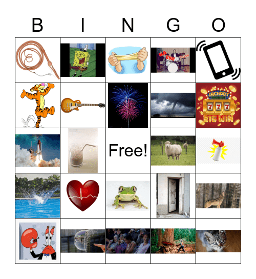 Sound Effects Bingo 2 Bingo Card