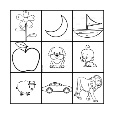 Phoneme Isolation Bingo Card