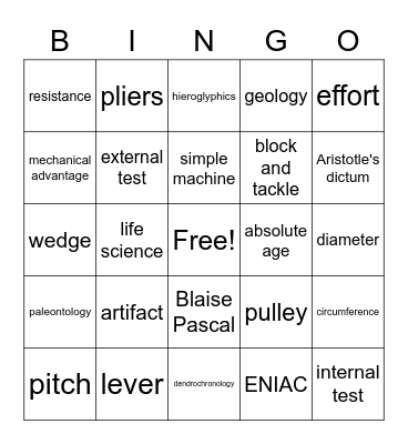 Modules 4 and 5 Bingo Card