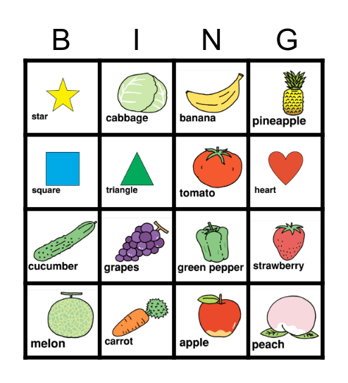 Let's Try Book Bingo Card