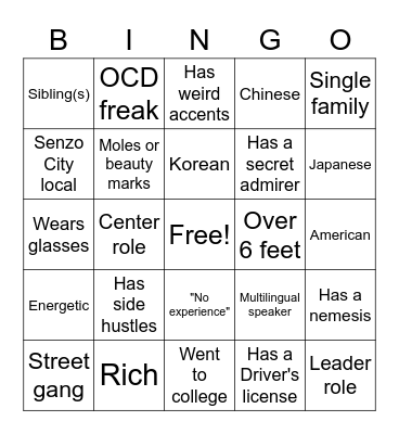 C77D Year End Bingo Card