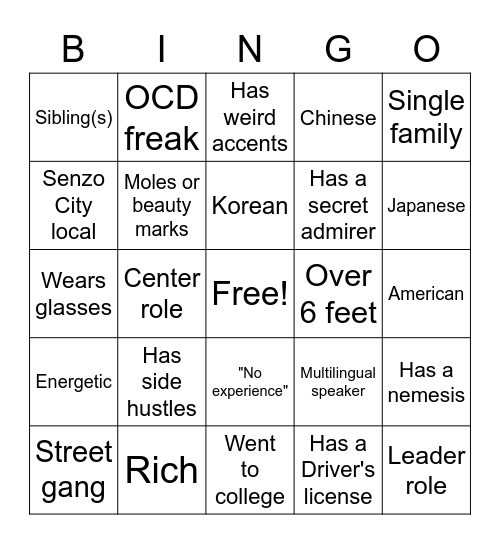 C77D Year End Bingo Card