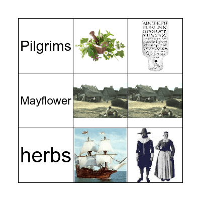 Thanksgiving Bingo Card