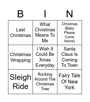 KEJ KEJ KEJ Bingo Card