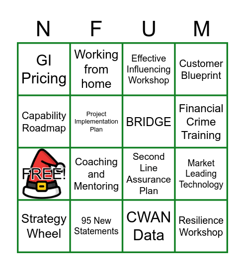 Compliance BINGO Card