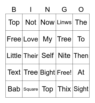 Pcs Bingo Card