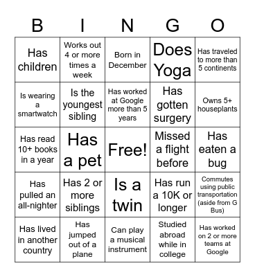 Search DPR & SAPE Bingo Card