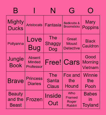 DAQ Bingo Card