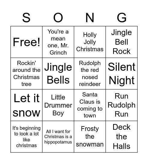 Mollie Bingo Card