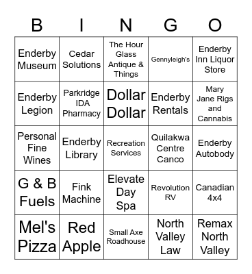 #2022-3 One Line Horizontal or Vertical NO Diagonal Bingo Card