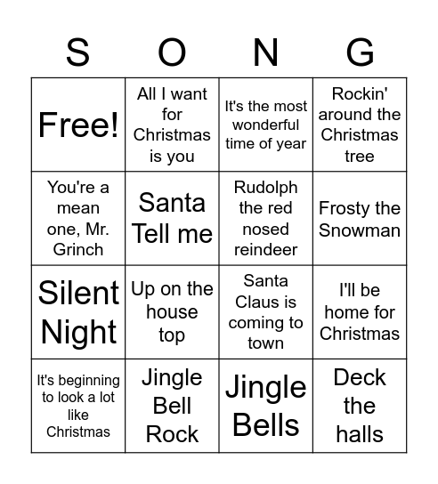 Ashley Bingo Card