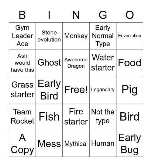 Ai Bingo Card