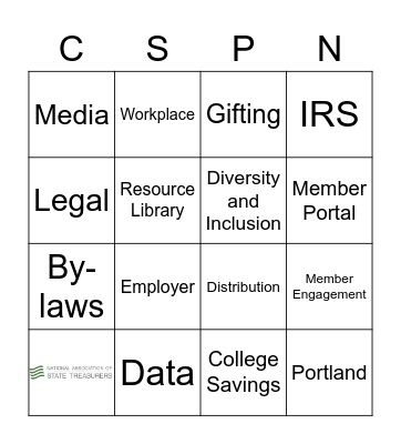 CSPN BINGO Card