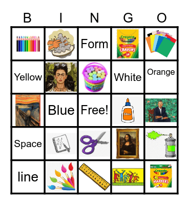 ART Bingo! Bingo Card