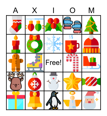 AXIOM BINGO Card