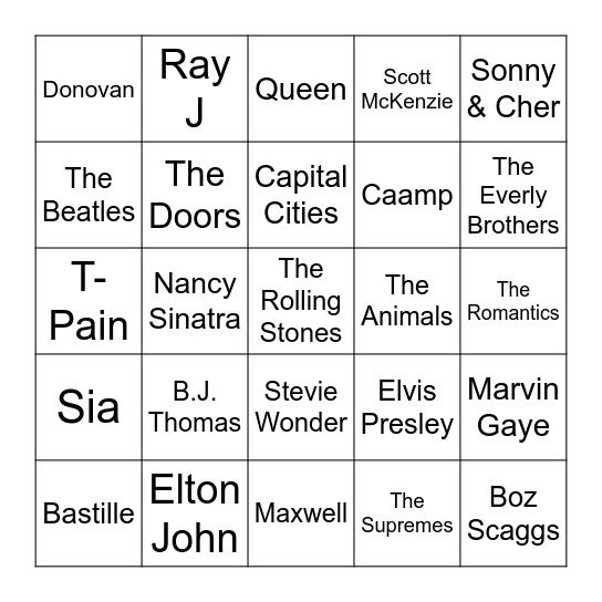 Game 1 11.05.2024 Bingo Card