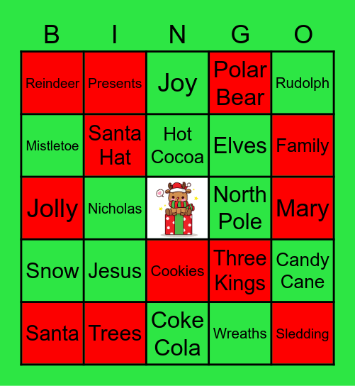Christmas Bingo Card