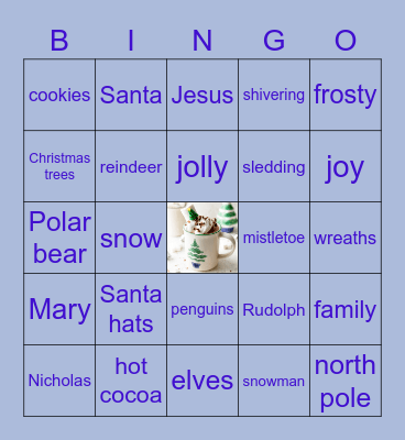 Winter Bingo Card