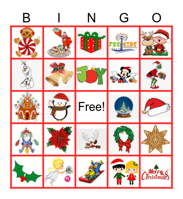 First Baptist McKids Bingo Card