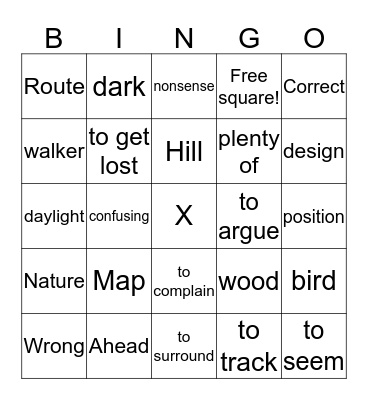 Unit 3 Bingo Card