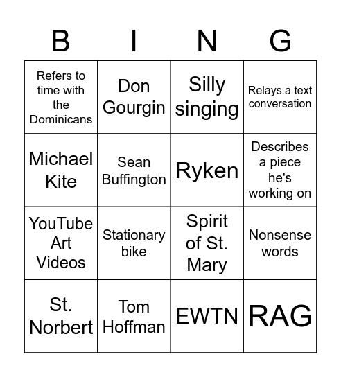 Zoom Meetings or Phone Calls Bingo Card