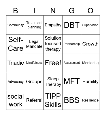 IBH EOY 2022 Bingo Card