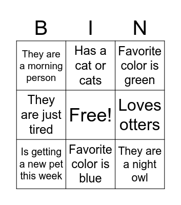 Advanced Engineering Bingo Card