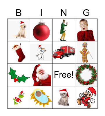Quantum Christmas Bingo! Bingo Card