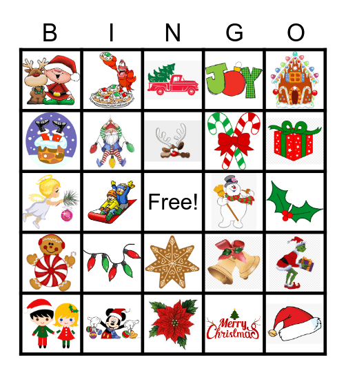 Christmas Bingo Card