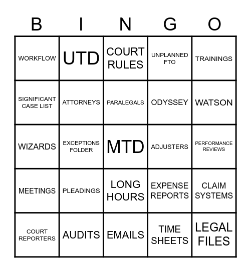 DO IT FOR DEBBIE BINGO! Bingo Card