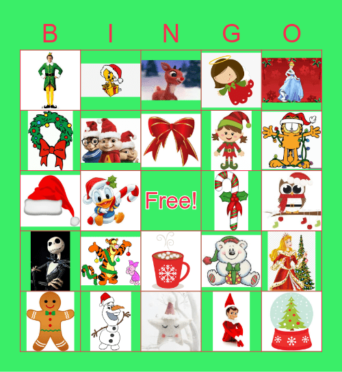 12 days of Christmas Bingo! Bingo Card