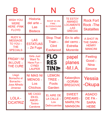 9-12-22 Bingo Card