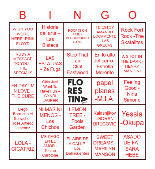 9-12-22 Bingo Card