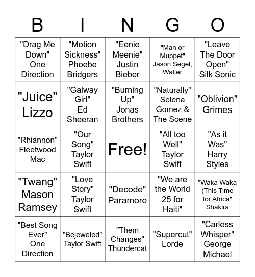 I'm Running Bingo So I Get to Pick Bingo Card