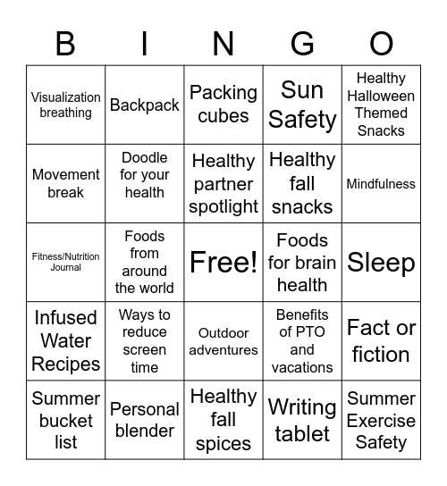 Best of 2022 CWYC Topics and Prizes Bingo Card