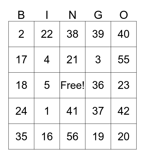 Harley Friends Christmas Bingo Card